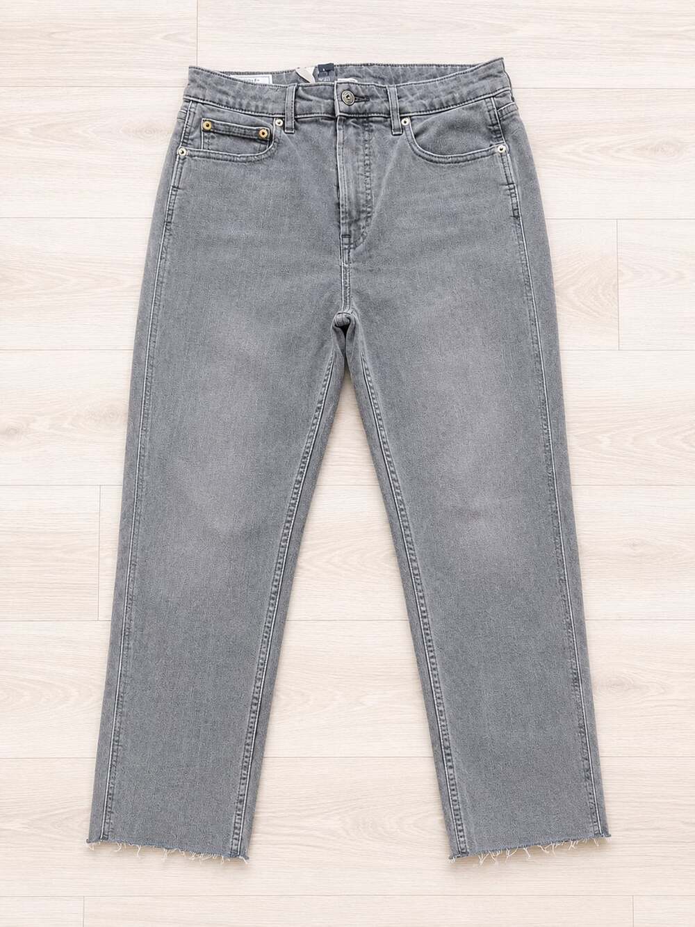 Gap 1969 Women's Vintage Slim Sky High-Rise Straight Jeans Gray 29 NWT